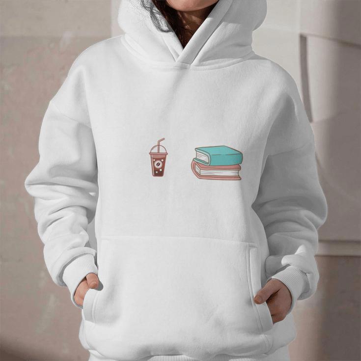 Coffee And Books Graphic Youth Hoodie