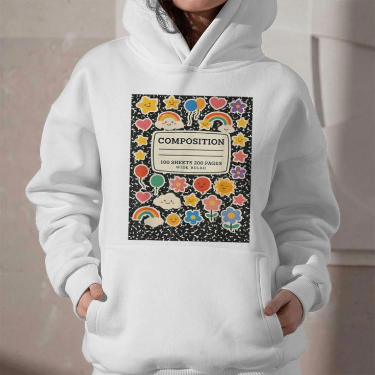 Composition Notebook Costume Teacher Matching Halloween Book Graphic Youth Hoodie
