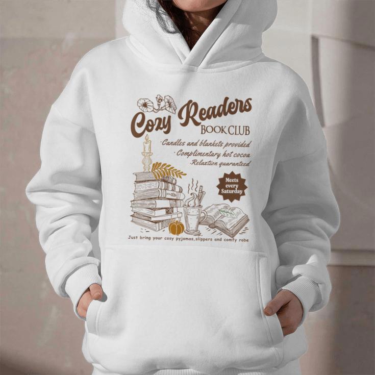 Cozy Girl Book Club Cozy Readers Book Club Graphic Youth Hoodie
