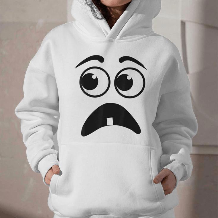 Creepy Face Carrot Halloween Book Character Costume Graphic Youth Hoodie