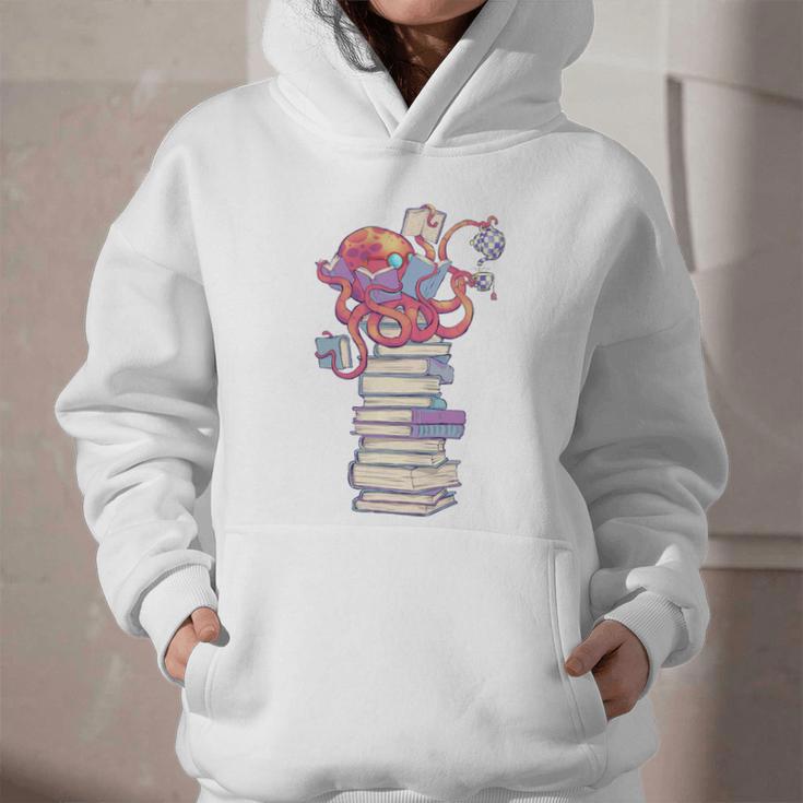 Cute Octopus Bookworm Fun Reading Tee For Book Lovers Graphic Youth Hoodie Cute Octopus Bookworm Fun Reading Tee For Book Lovers Graphic Youth Hoodie
