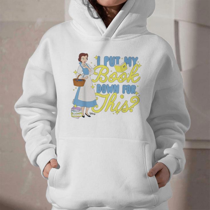 Disney Princess Belle I Put My Book Down For This Graphic Youth Hoodie
