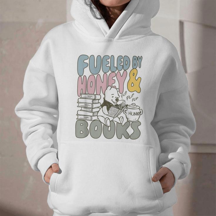 Disney Winnie The Pooh Fueled By Honey & Books Sketch Graphic Youth Hoodie