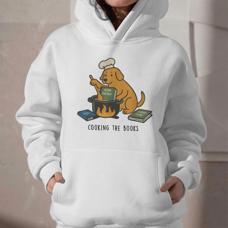 Dog Cooking The Books Graphic Youth Hoodie
