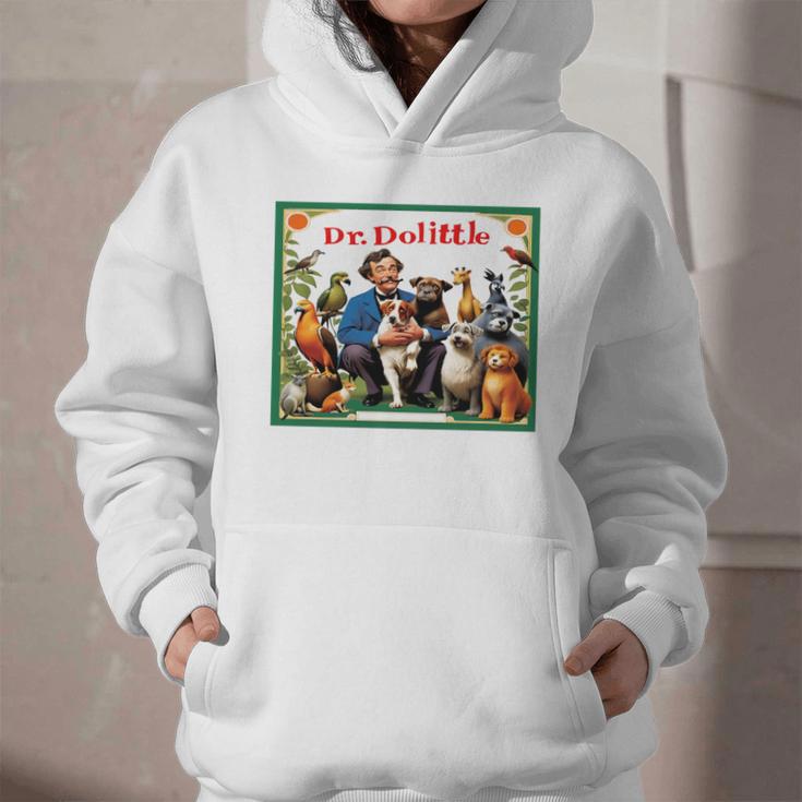 Dr Dolittle Children's Book Cover Premium Tri-Blend Graphic Youth Hoodie Dr Dolittle Children's Book Cover Premium Tri-Blend Graphic Youth Hoodie