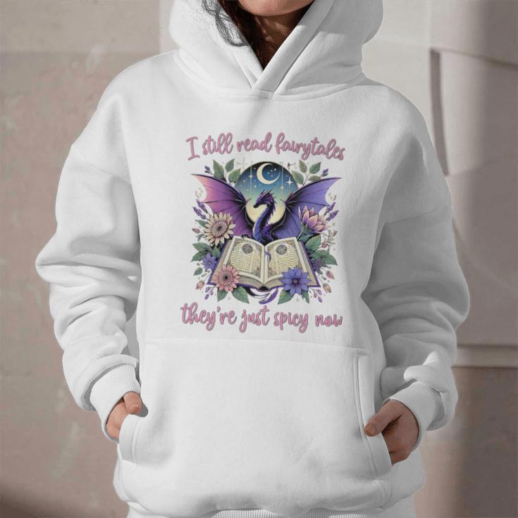 Dragon Bookish Romantasy Smut Merch Spicy Book Lover Premium Graphic Youth Hoodie