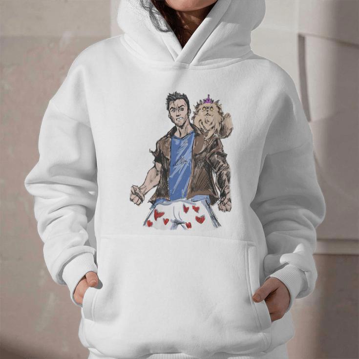 Dungeon Crawler Carl Sketchbook Princess Donut And Carl Book Graphic Youth Hoodie