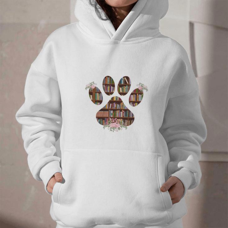 Easily Distracted By Dogs And Books Graphic Youth Hoodie