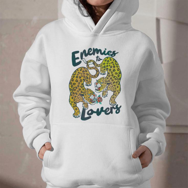 Enemies To Lovers Jaguar Tee Romance Book Plot Device Trope Graphic Youth Hoodie