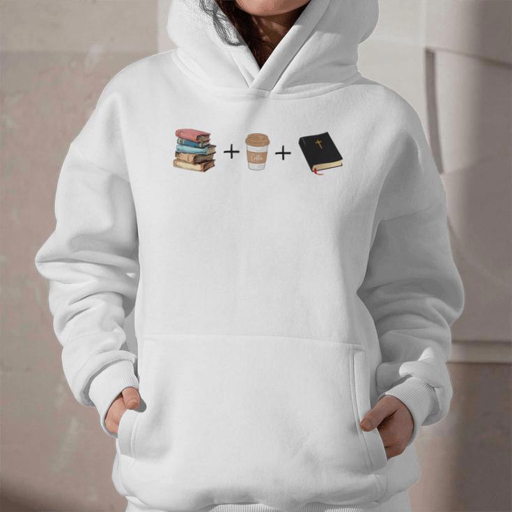Everything a Girl Needs Books Coffee Jesus Graphic Youth Hoodie