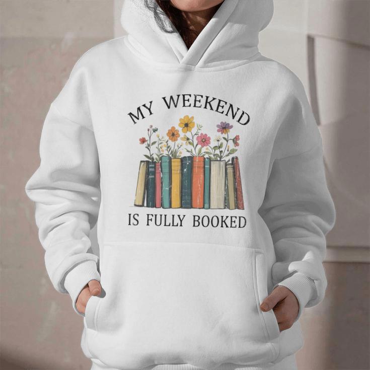 My Weekend Is Fully Booked Cozy Bookish Graphic Youth Hoodie My Weekend Is Fully Booked Cozy Bookish Graphic Youth Hoodie
