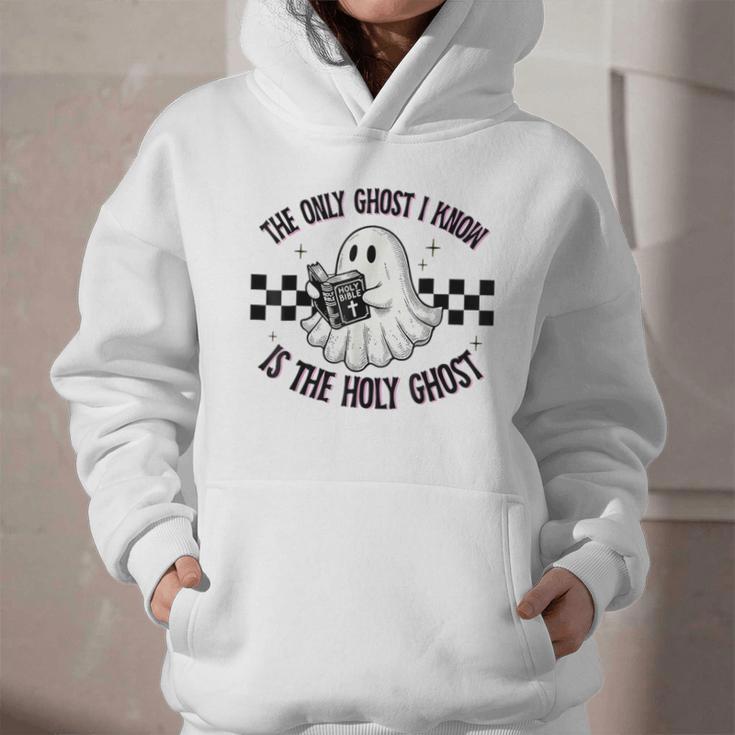 The Only Ghost I Know Is The Holy Ghost Ghost Read Book Graphic Youth Hoodie