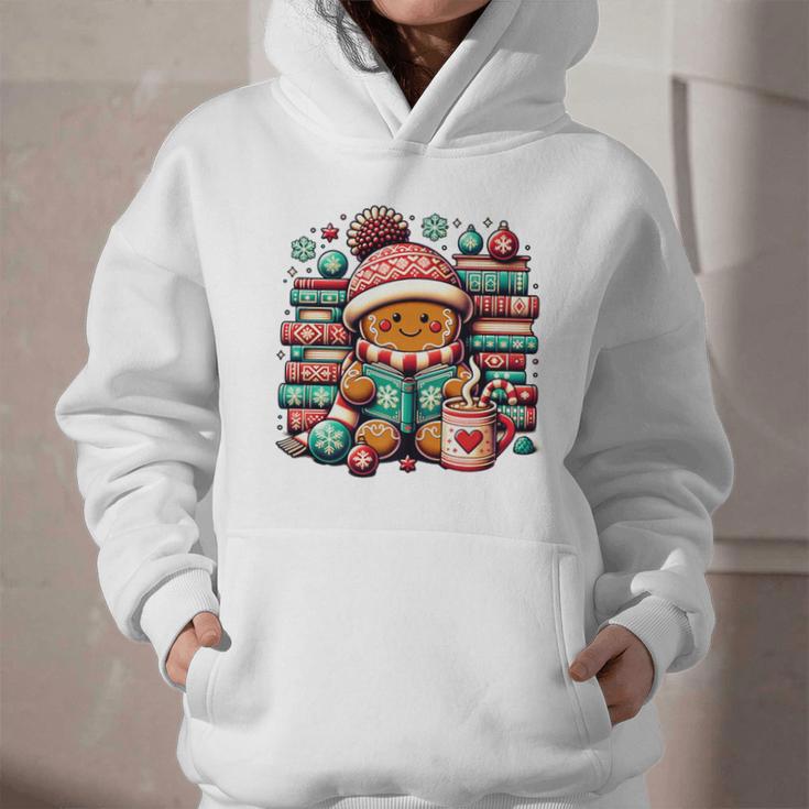 Gingerbread Reading Book Lovers Christmas Bookworm Librarian Premium Graphic Youth Hoodie Gingerbread Reading Book Lovers Christmas Bookworm Librarian Premium Graphic Youth Hoodie