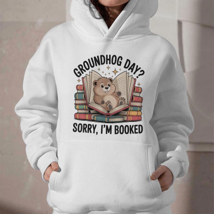 Groundhog Day Librarian Book Lover Reader Library Graphic Youth Hoodie