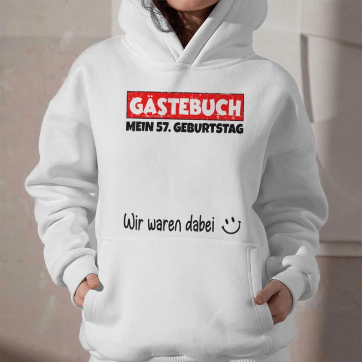 Guest Book Wir Waren Dabei Mein 57 Geburtstag German Graphic Youth Hoodie Guest Book Wir Waren Dabei Mein 57 Geburtstag German Graphic Youth Hoodie