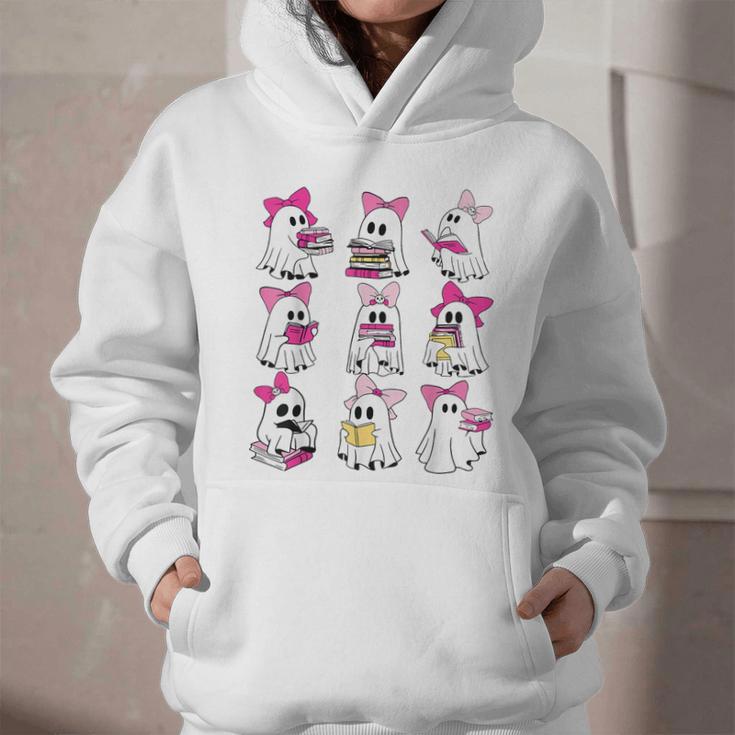 Halloween Pink Ghost Read More Books Spooky Boo Teacher Kids Graphic Youth Hoodie Halloween Pink Ghost Read More Books Spooky Boo Teacher Kids Graphic Youth Hoodie