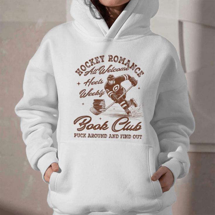 Hockey Romance Smut Reader Book Club Book Lover Bookish Graphic Youth Hoodie