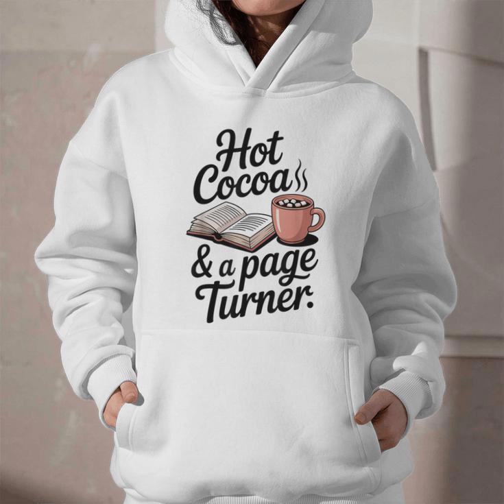 Hot Cocoa And a Page Turner Book Lovers Hot Chocolate Graphic Youth Hoodie