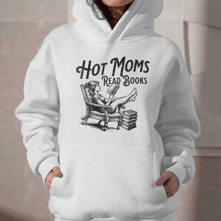 Hot Moms Read Books For Moms Book Lover Graphic Youth Hoodie
