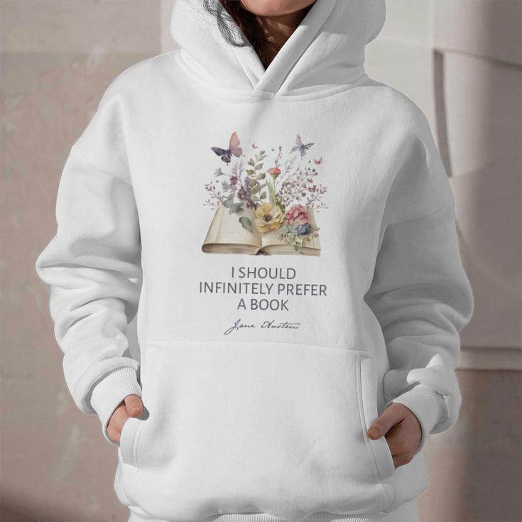 I Should Infinitely Prefer A Book Jane Austen Fan Woman Girl Graphic Youth Hoodie I Should Infinitely Prefer A Book Jane Austen Fan Woman Girl Graphic Youth Hoodie