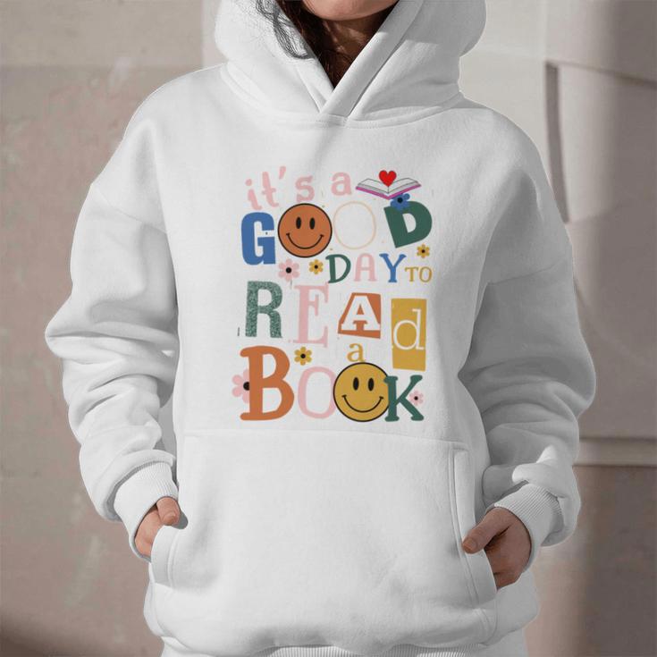 Its a Good Day To Read a Book Lovers Library Reading Women Graphic Youth Hoodie