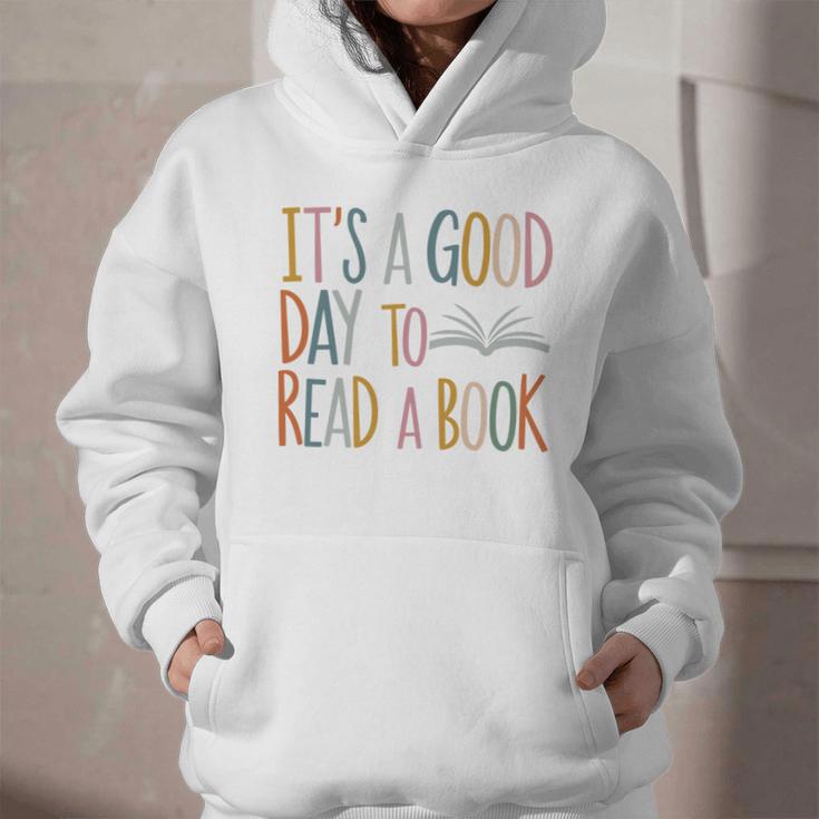 It’s a Good Day To Read a Book Lovers Library Reading Women Graphic Youth Hoodie It’s a Good Day To Read a Book Lovers Library Reading Women Graphic Youth Hoodie