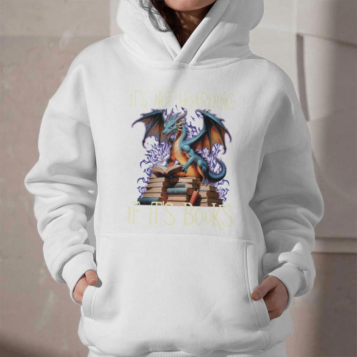 It's Not Hoarding If It's Books Reading Bookworm Reader Graphic Youth Hoodie