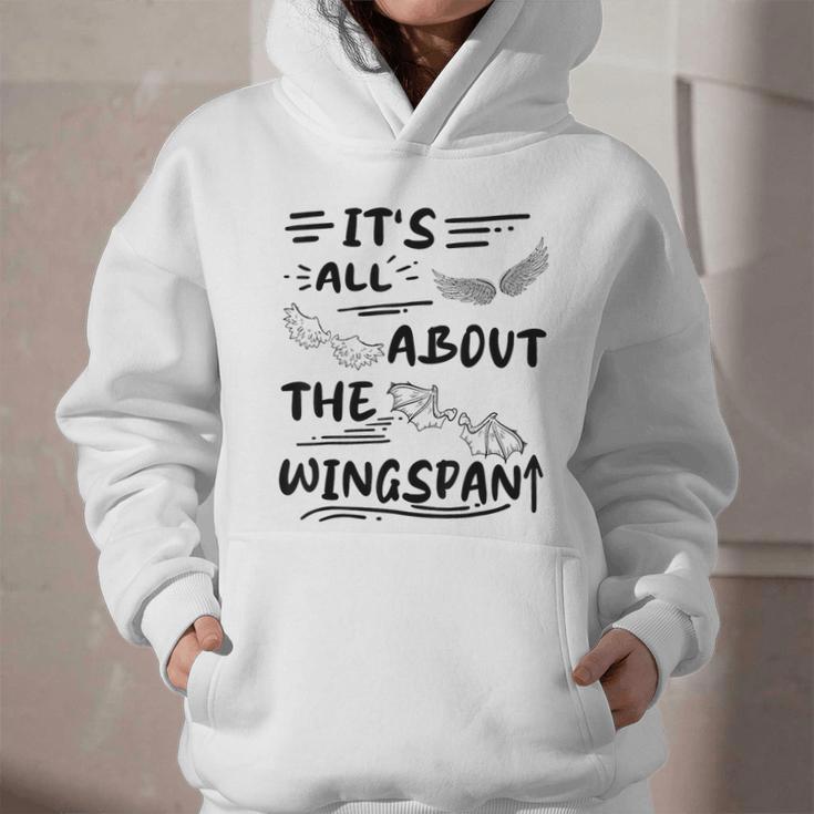 It's All About The Wingspan For Book Lover Graphic Youth Hoodie