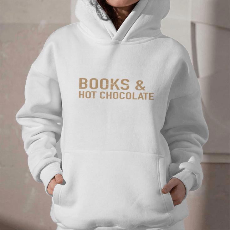 Jolabokaflod Because Books And Hot Chocolate T-Shirt Graphic Youth Hoodie