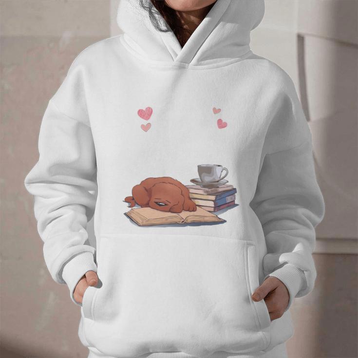 Just a Girl Who Loves Dogs Books Coffee T-Shirt Graphic Youth Hoodie Just a Girl Who Loves Dogs Books Coffee T-Shirt Graphic Youth Hoodie