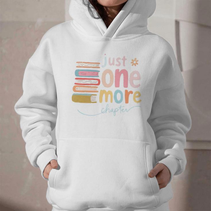 Just One More Chapter Artistic Pastel Book Lover Vibe Graphic Youth Hoodie Just One More Chapter Artistic Pastel Book Lover Vibe Graphic Youth Hoodie