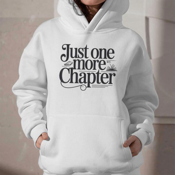 Just One More Chapter Book Lover Quote Reading Graphic Youth Hoodie Just One More Chapter Book Lover Quote Reading Graphic Youth Hoodie