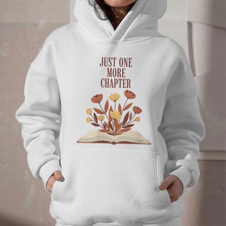 Just One More Chapter Book Lovers Floral Graphic Youth Hoodie Just One More Chapter Book Lovers Floral Graphic Youth Hoodie
