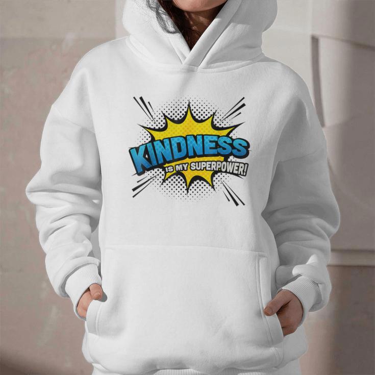 Kindness Is My Superpower Retro Comic Book T-Shirt Graphic Youth Hoodie