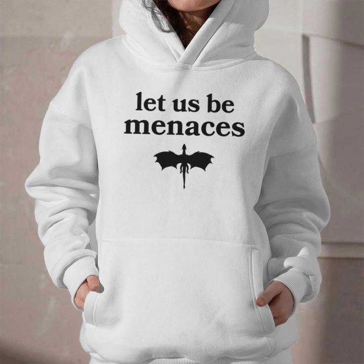 Let Us Be Menaces Dragon Book Lover Graphic Youth Hoodie