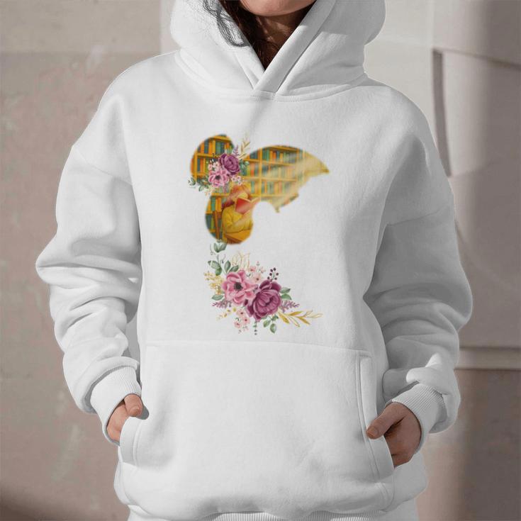 And Into The Library She Goes Book Lover Reading Bookworm Graphic Youth Hoodie