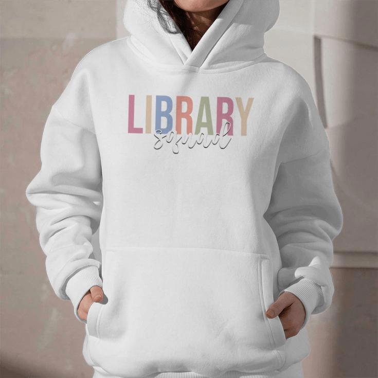 Library Squad Librarian Book Lover Bookworm Graphic Youth Hoodie Library Squad Librarian Book Lover Bookworm Graphic Youth Hoodie