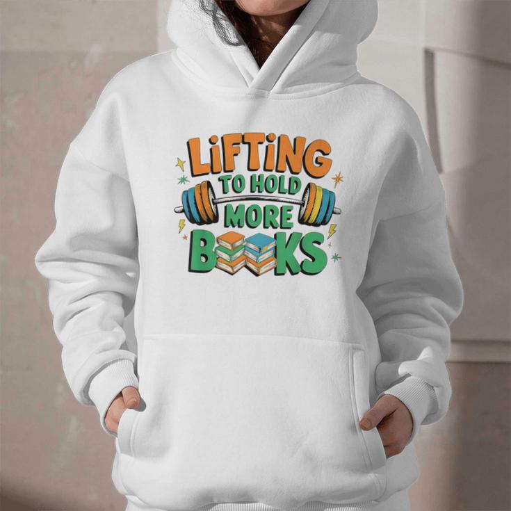 Lifting To Hold More Books Weightlifting Workout Gym Lover Graphic Youth Hoodie Lifting To Hold More Books Weightlifting Workout Gym Lover Graphic Youth Hoodie