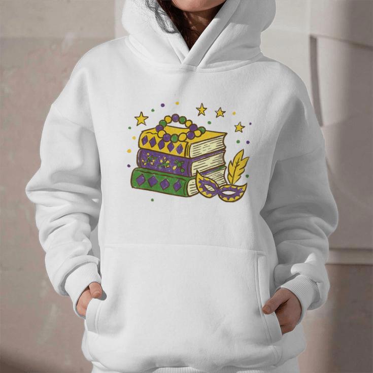 Mardi Gras Book Lover Reading Reader Men Women Kids Graphic Youth Hoodie Mardi Gras Book Lover Reading Reader Men Women Kids Graphic Youth Hoodie