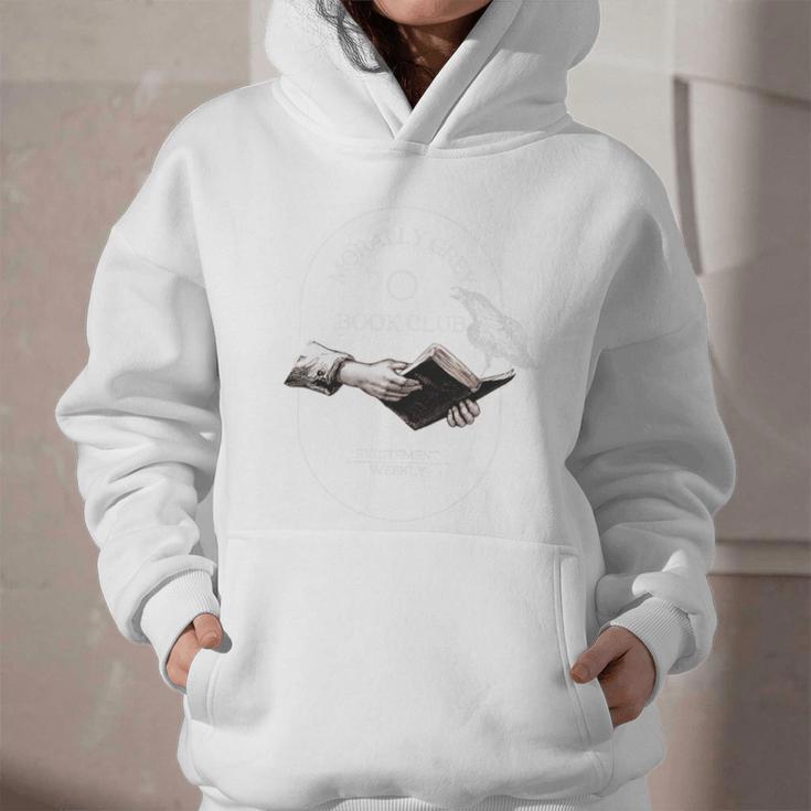 In My Morally Grey Book Club Era Adult Romance Novel Lover Graphic Youth Hoodie In My Morally Grey Book Club Era Adult Romance Novel Lover Graphic Youth Hoodie