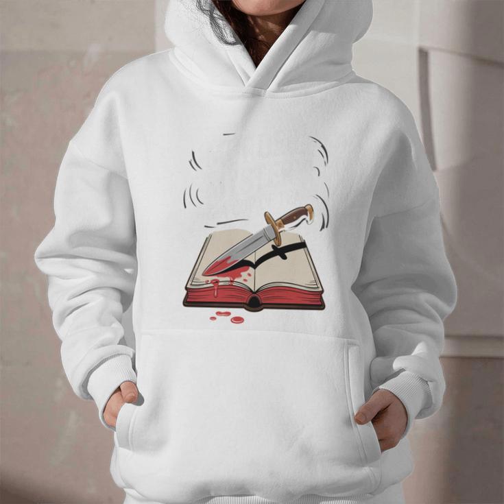 Murder Mystery And a Cup Of Tea Book Humor Graphic Youth Hoodie