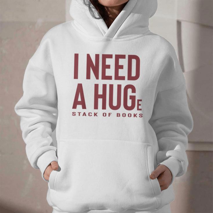 i Need a Huge Stack Of Books Graphic Youth Hoodie