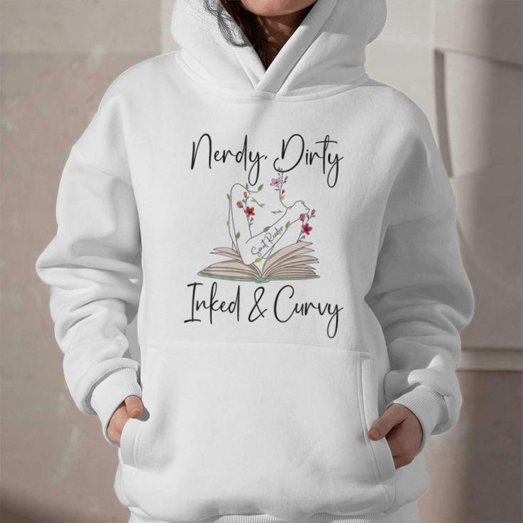 Nerdy Dirty Inked & Curvy ShirtSmutty Book TeesSmut Reader Graphic Youth Hoodie