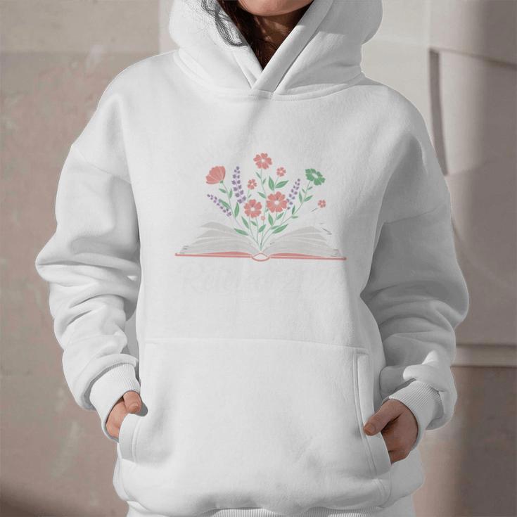 New Chapter Begins Retired 2026 Floral Book Retirement Women Graphic Youth Hoodie