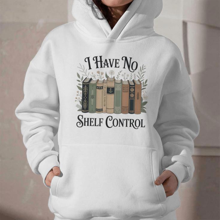 I Have No Shelf Control Book Lover Pun Reader Humor Graphic Youth Hoodie