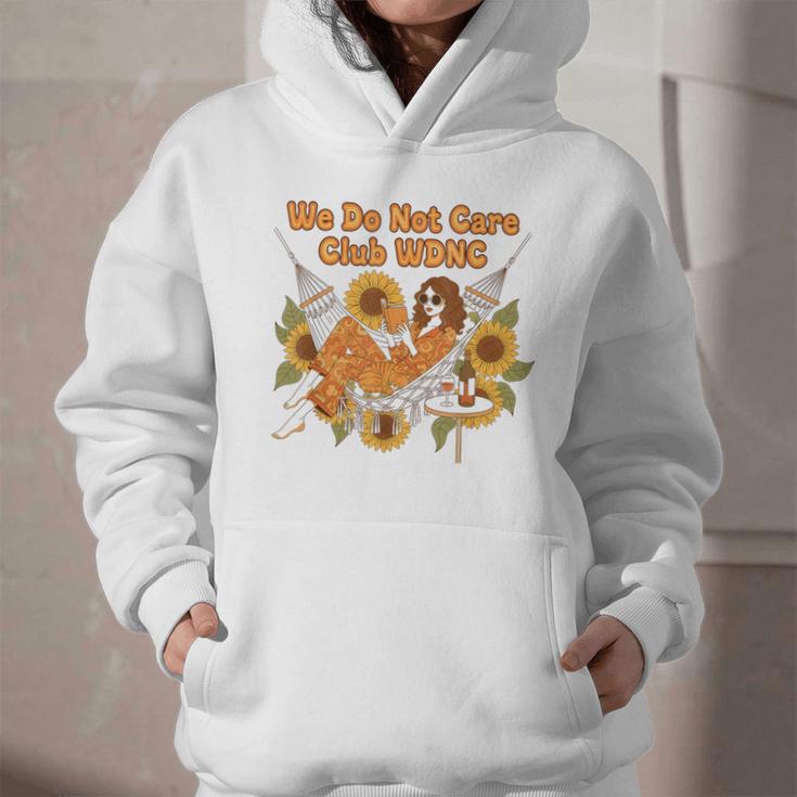 We Do Not Care Club WDNC Reading Book Boho Floral Graphic Youth Hoodie We Do Not Care Club WDNC Reading Book Boho Floral Graphic Youth Hoodie