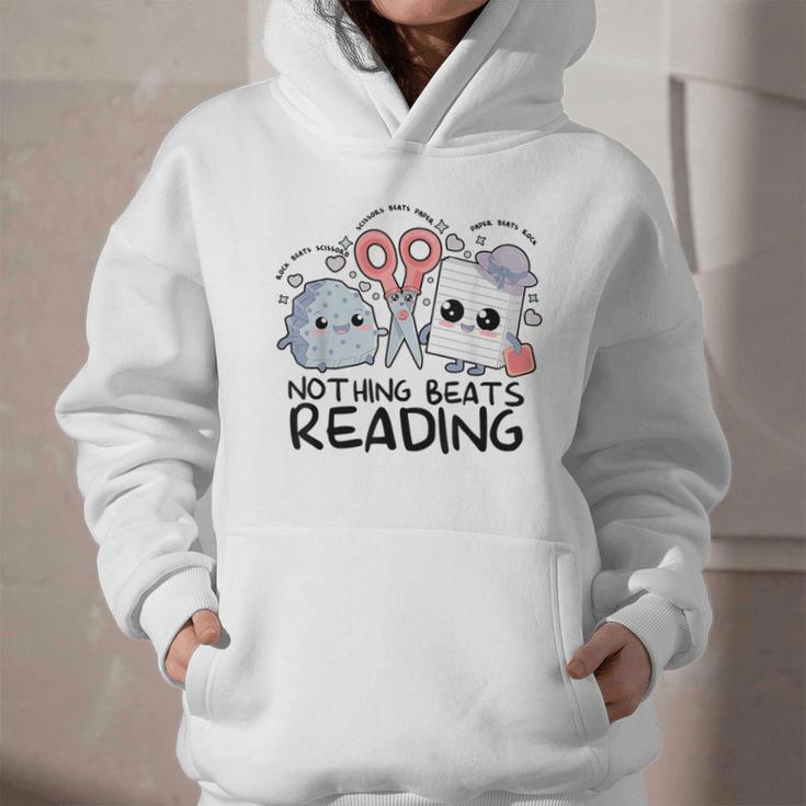 Nothing Beats Reading Rock Paper Scissors Book Lover Teacher Graphic Youth Hoodie Nothing Beats Reading Rock Paper Scissors Book Lover Teacher Graphic Youth Hoodie