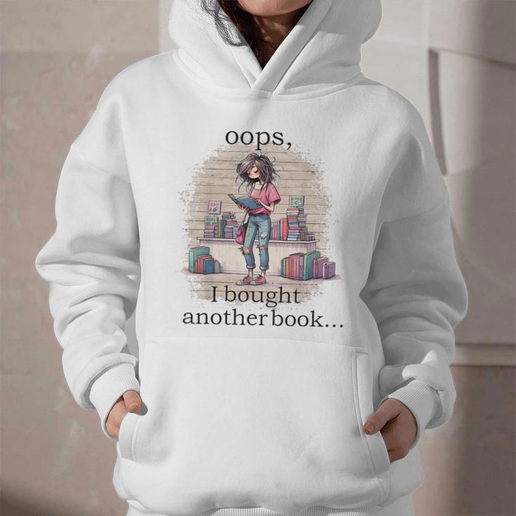 Oops I Bought Another Book Book Woman Sarcastic Graphic Youth Hoodie