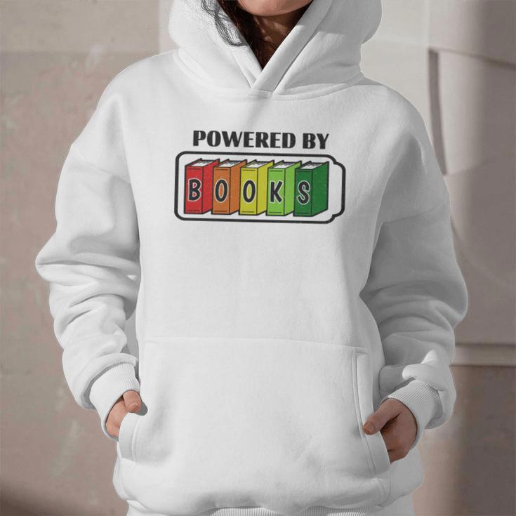 Powered By Books Bookworm Librarian Reading Graphic Youth Hoodie Powered By Books Bookworm Librarian Reading Graphic Youth Hoodie