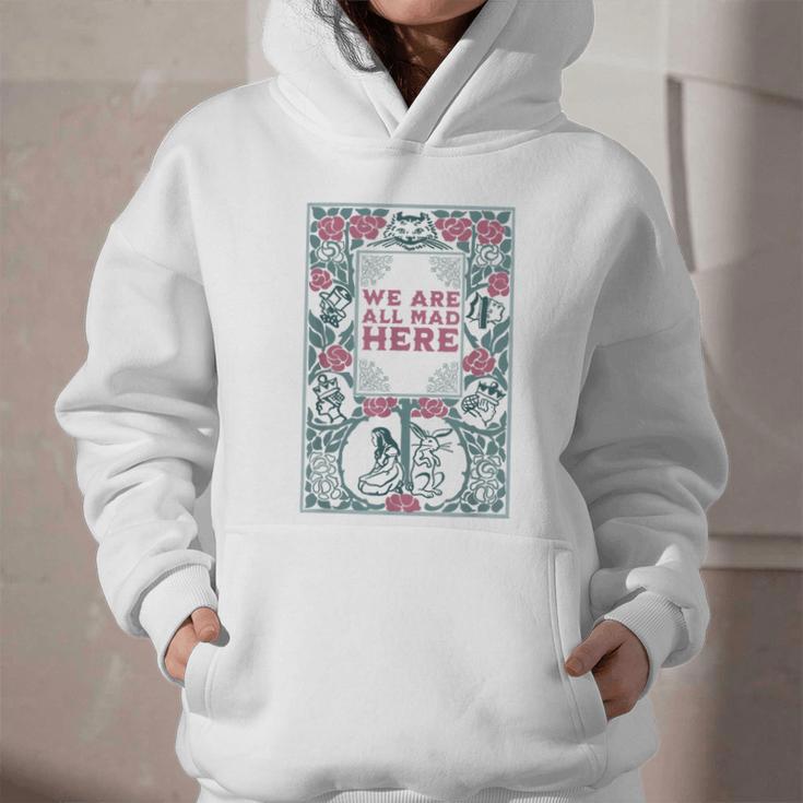 Puddin Threads Cheshire Cat Alice In Wonderland Vintage Book Adults Small Short Sleeve Classic Fit Graphic Youth Hoodie